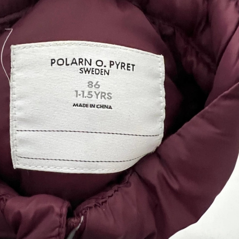 Polarn o Pyret Lightweight Puffer Jacket Size 86 1-1.5 Yr